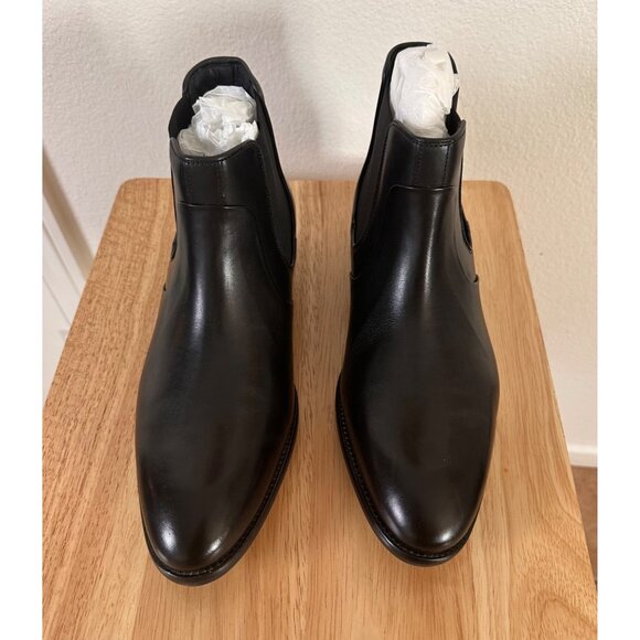 Johnston & Murphy Other - Johnston Murphy Size 11 Mens Leather Full Grain Chelsea Boots India Black